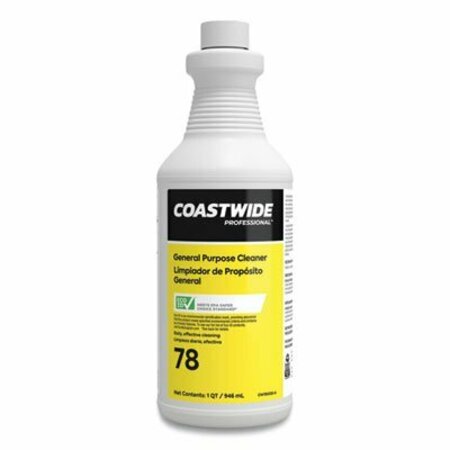 COASTWIDE PROFESSIONAL All-Purpose Cleaner 78, Citrus, 32 Oz Bottle, 6PK 780032A